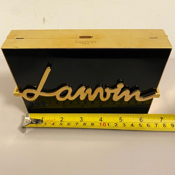 Authentic Lanvin clutch with chain - Picture 6 of 11